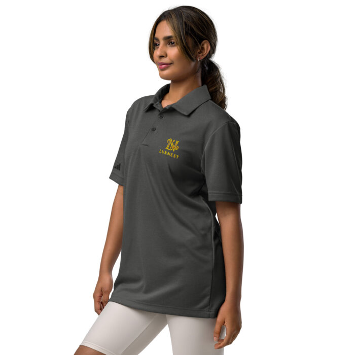 adidas space-dyed polo