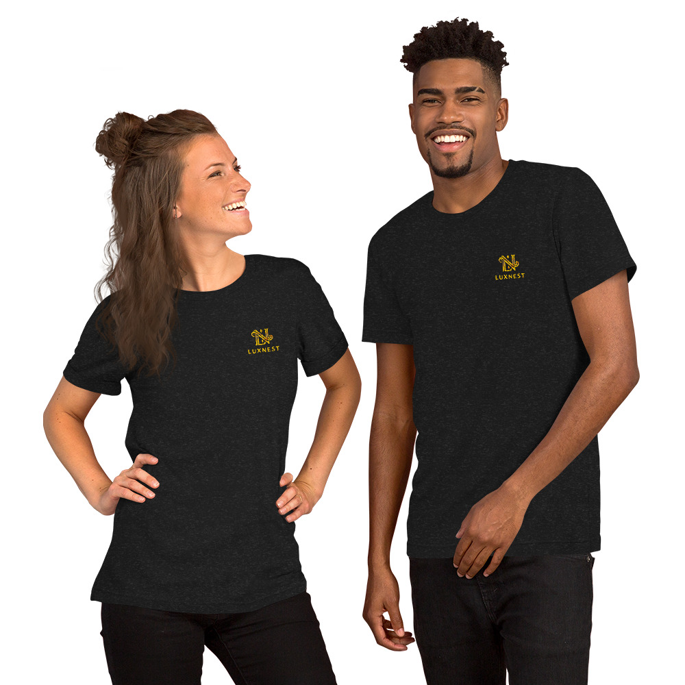 unisex-staple-t-shirt-black-heather-front-6995c27982417.jpg Unisex t-shirt - Image 1