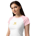 Women’s micro rib raglan baby tee - Image 6