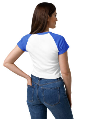 Women’s micro rib raglan baby tee