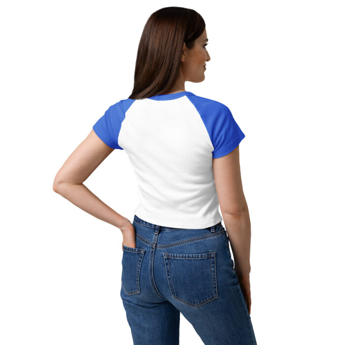 Women’s micro rib raglan baby tee