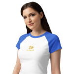 Women’s micro rib raglan baby tee - Image 3