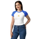 Women’s micro rib raglan baby tee - Image 2