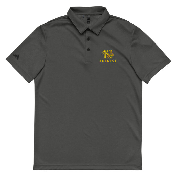 adidas space-dyed polo