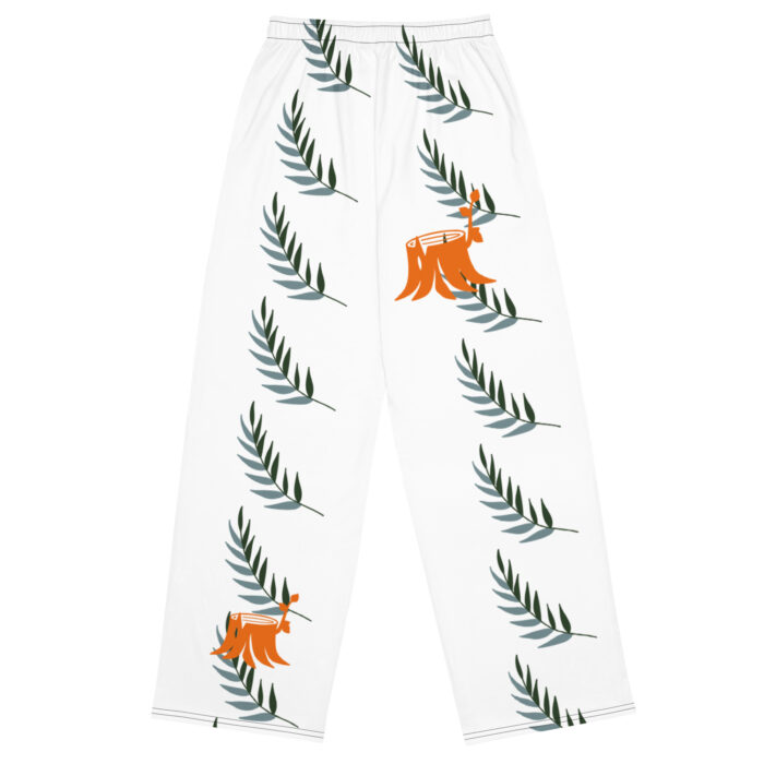 All-over print unisex wide-leg pants