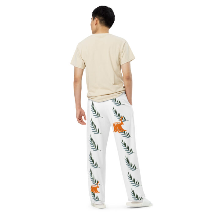 All-over print unisex wide-leg pants