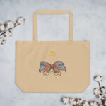 Large organic tote bag