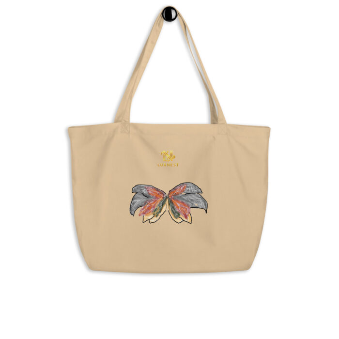 Large organic tote bag