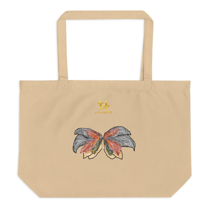 Large organic tote bag