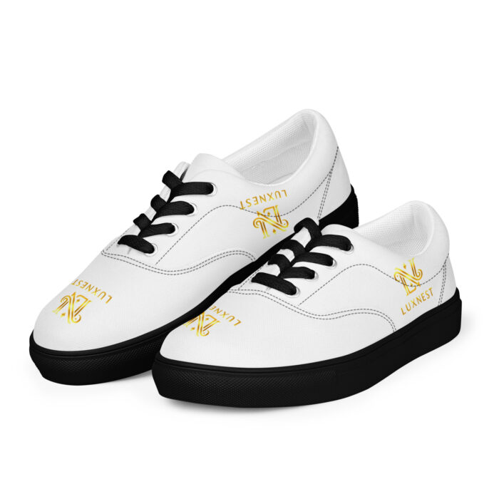 Women’s lace-up canvas shoes