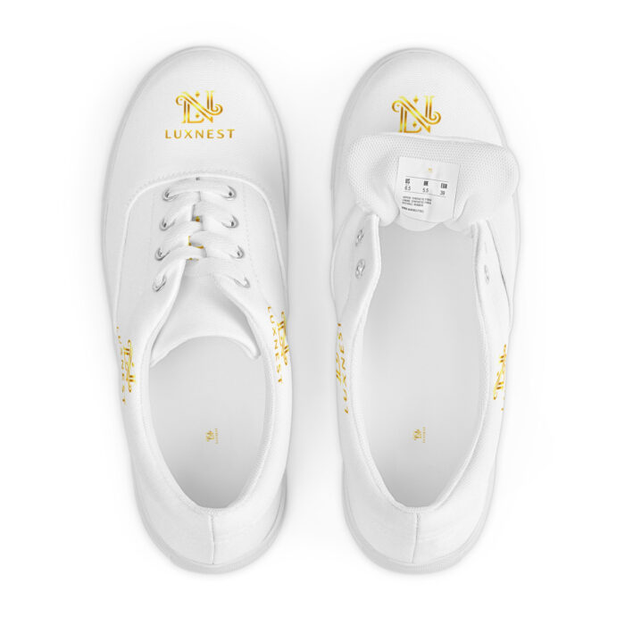 Women’s lace-up canvas shoes