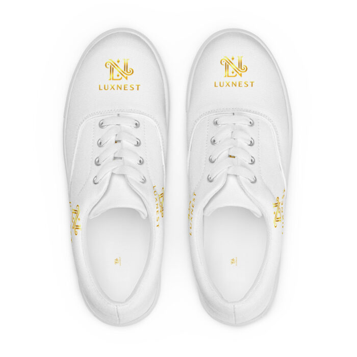 Women’s lace-up canvas shoes
