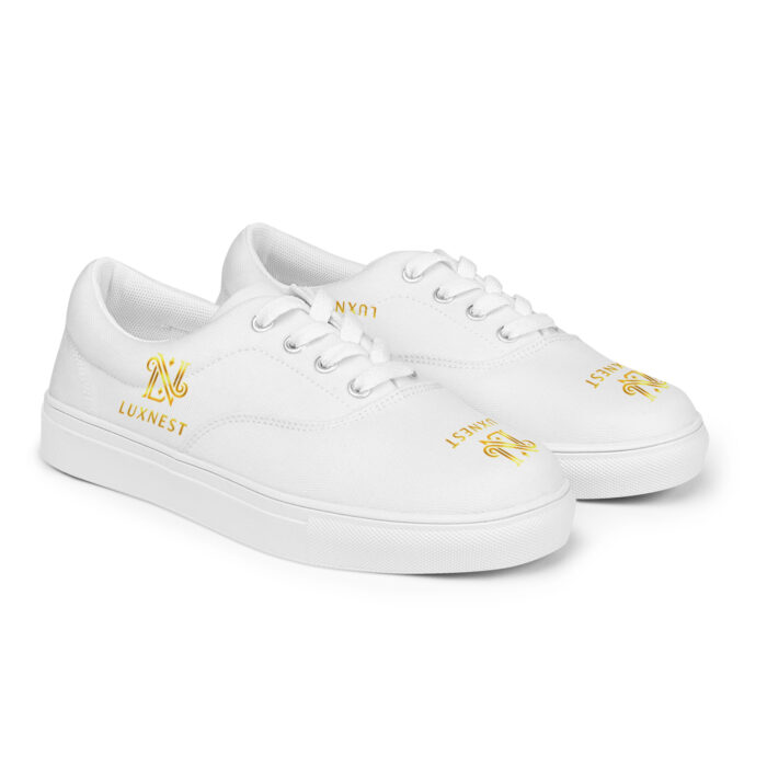 Women’s lace-up canvas shoes