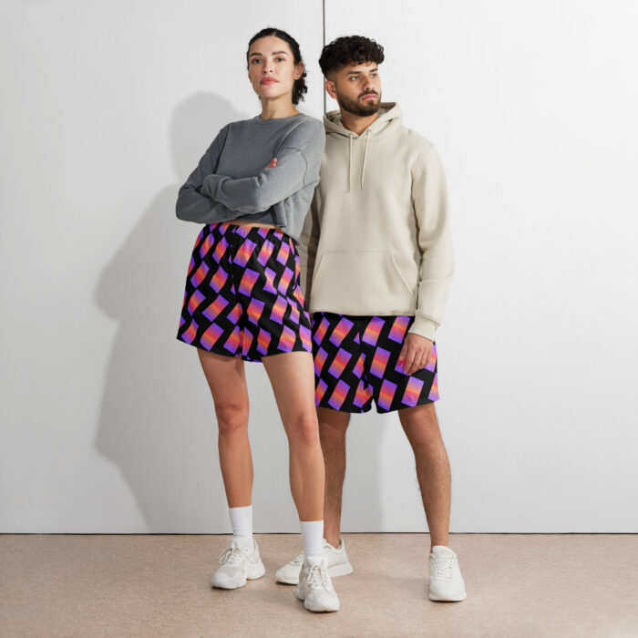 All-Over Print Unisex Athletic Long Shorts