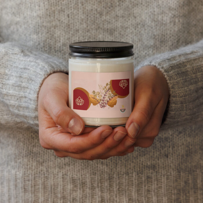Scented soy candle