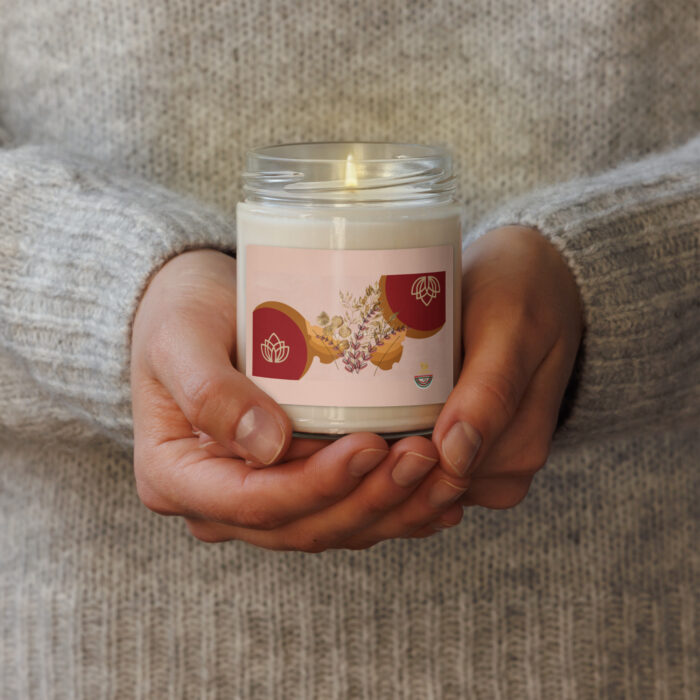 Scented soy candle