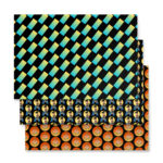 Wrapping paper sheets A set of 3