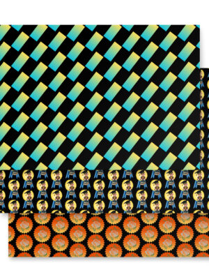 Wrapping paper sheets A set of 3